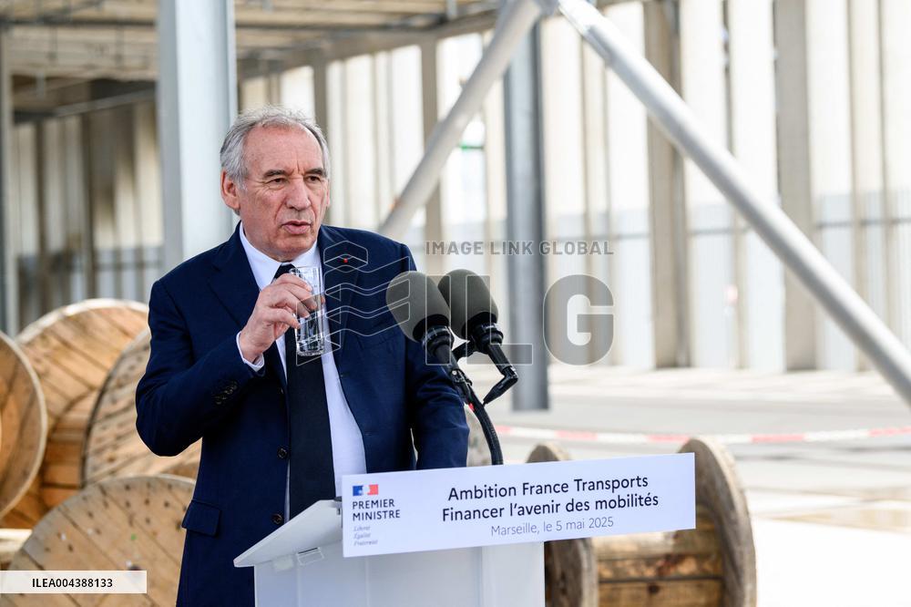 PM Bayrou Launches Transport Conference - Marseille