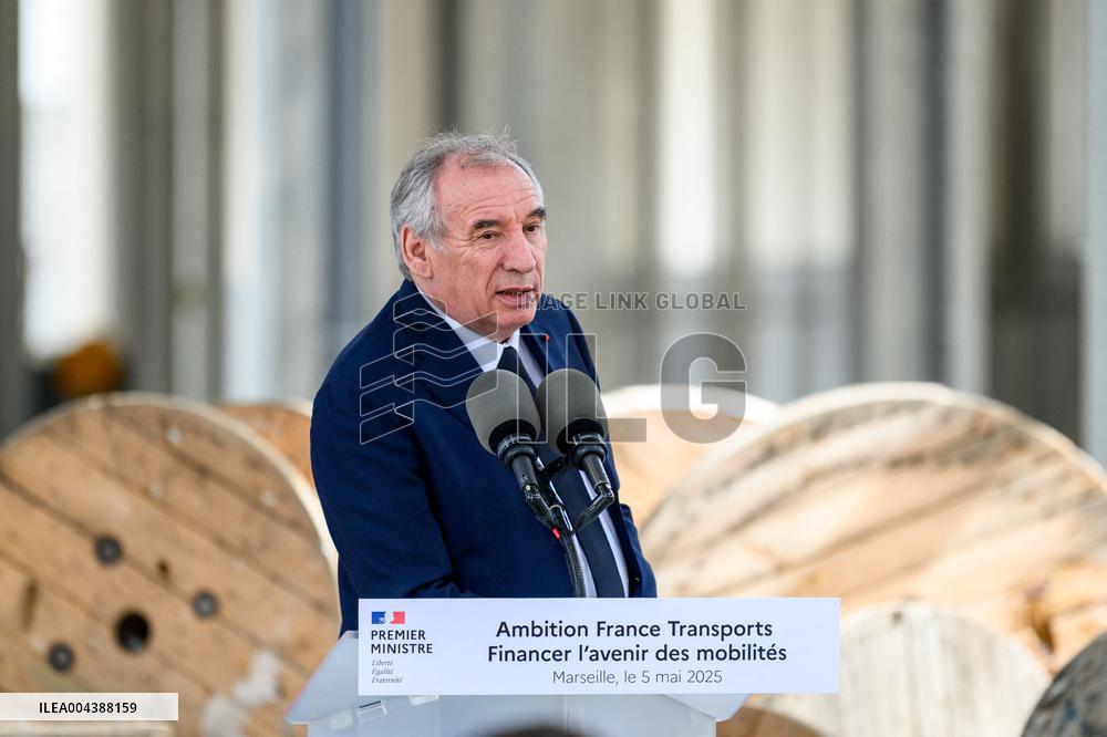 PM Bayrou Launches Transport Conference - Marseille