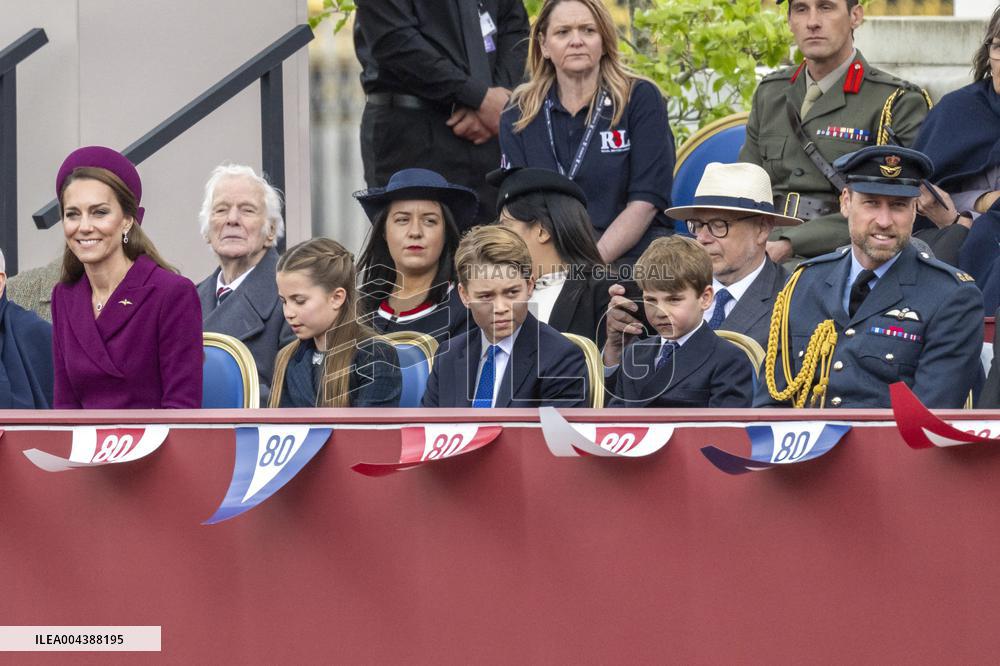 Royals At The 80th Anniversary of VE Day - London