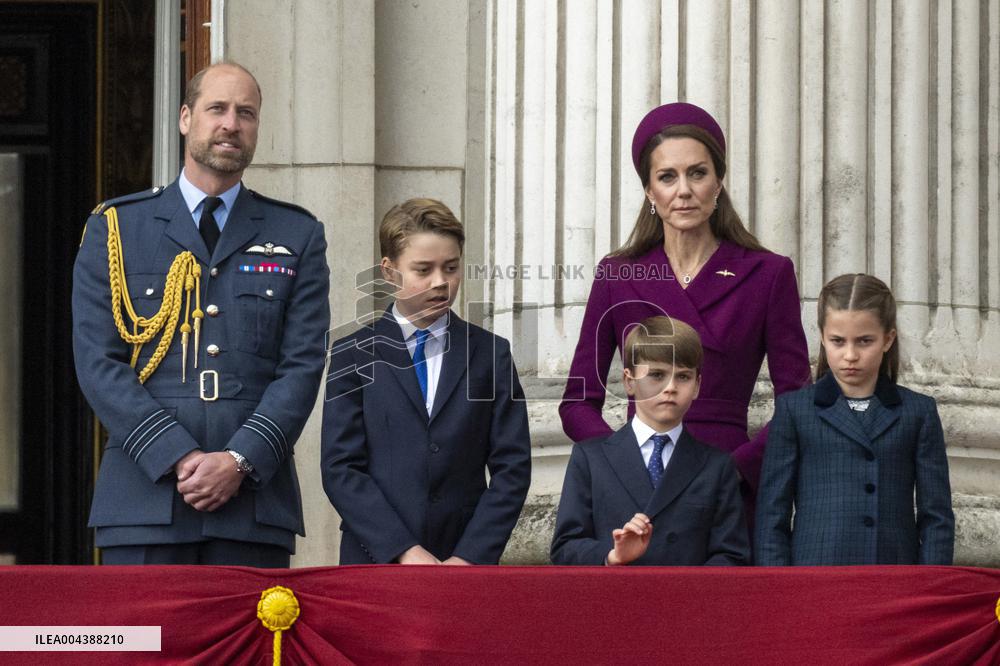 Royals At The 80th Anniversary of VE Day - London