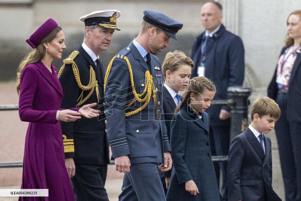 Royals At The 80th Anniversary of VE Day - London