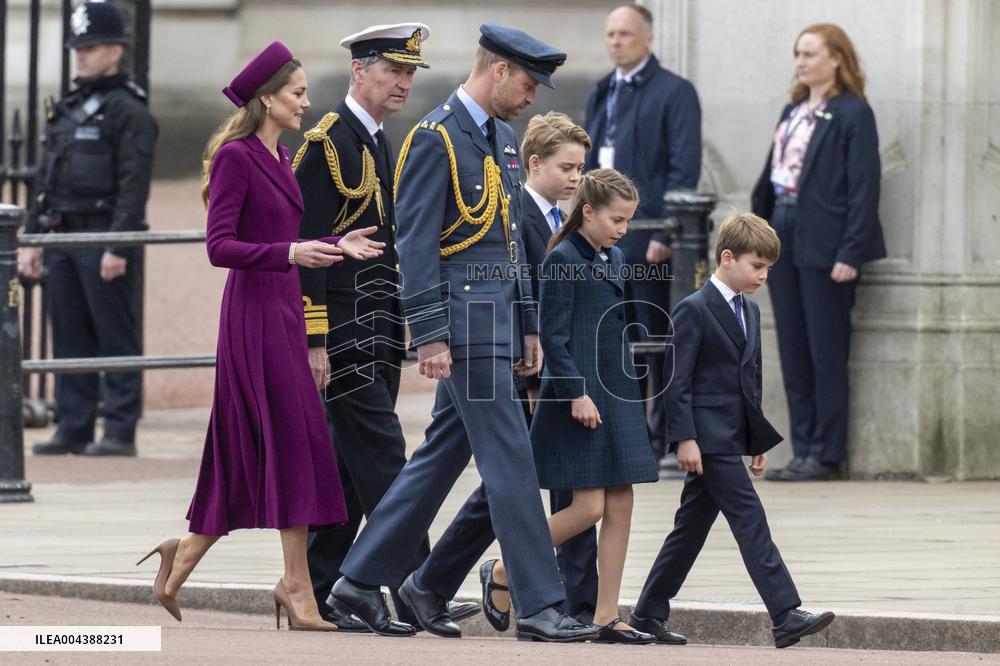 Royals At The 80th Anniversary of VE Day - London