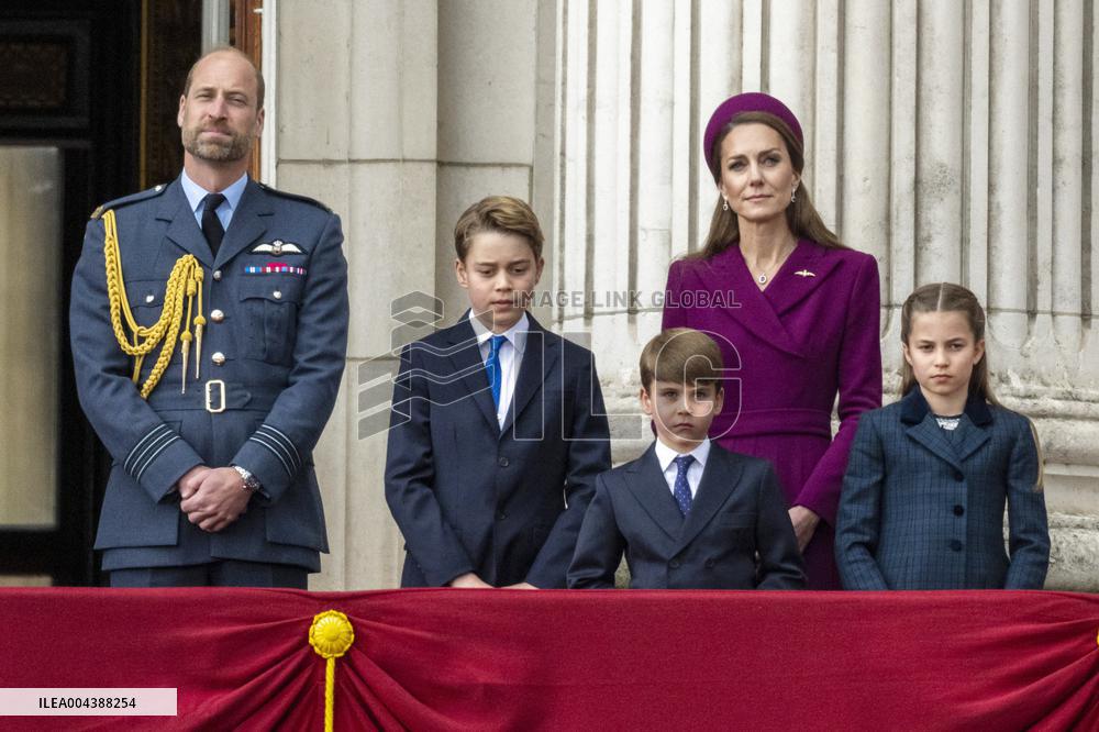 Royals At The 80th Anniversary of VE Day - London