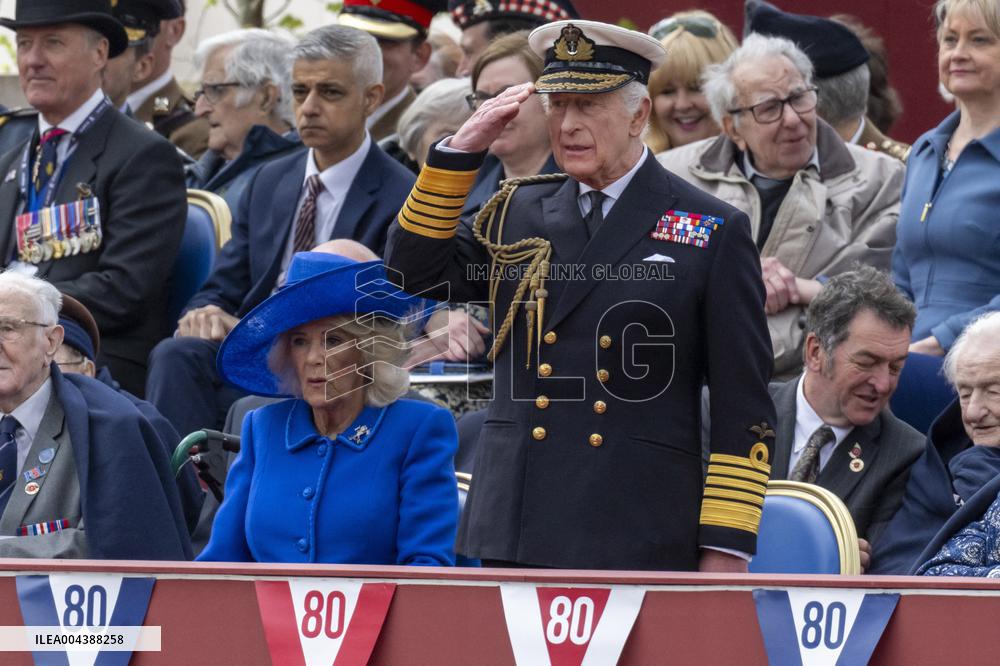 Royals At The 80th Anniversary of VE Day - London