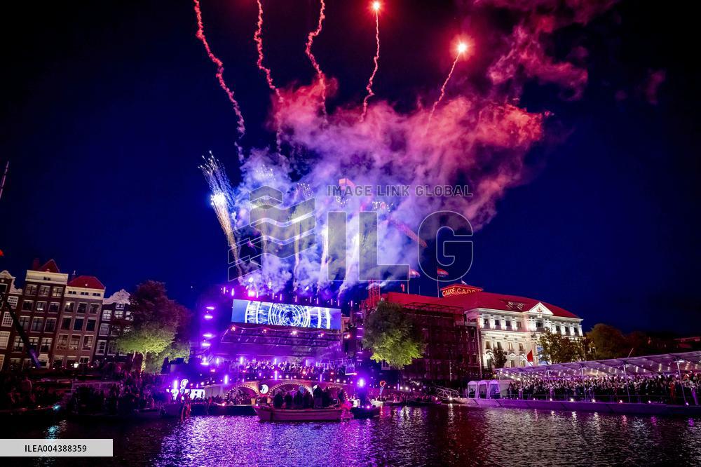 Het 5 mei-concert op de amstel