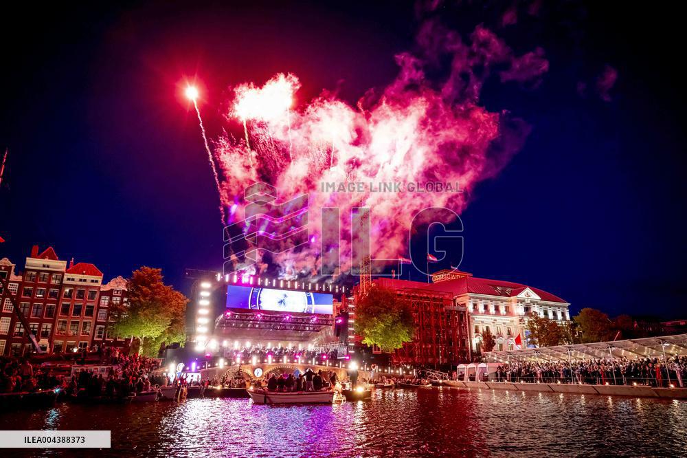 Het 5 mei-concert op de amstel