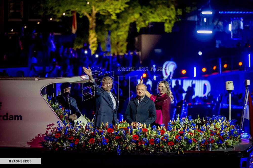 Het 5 mei-concert op de amstel