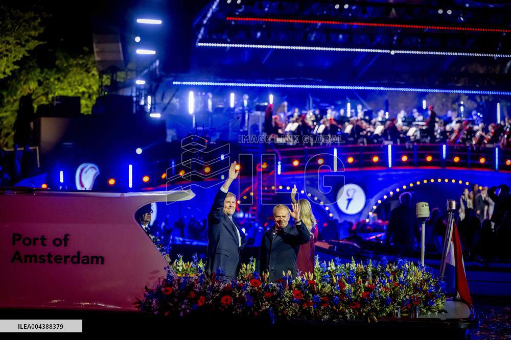 Het 5 mei-concert op de amstel