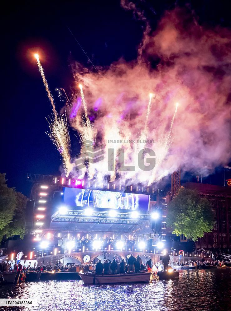 Het 5 mei-concert op de amstel