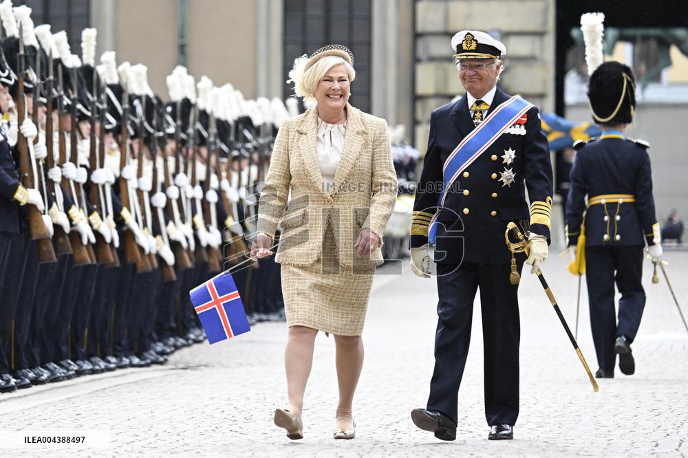 SWEDEN STATE VISIT FROM ICELAND