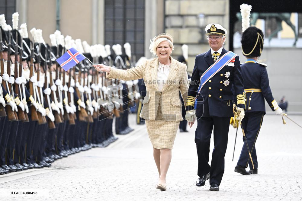 SWEDEN STATE VISIT FROM ICELAND