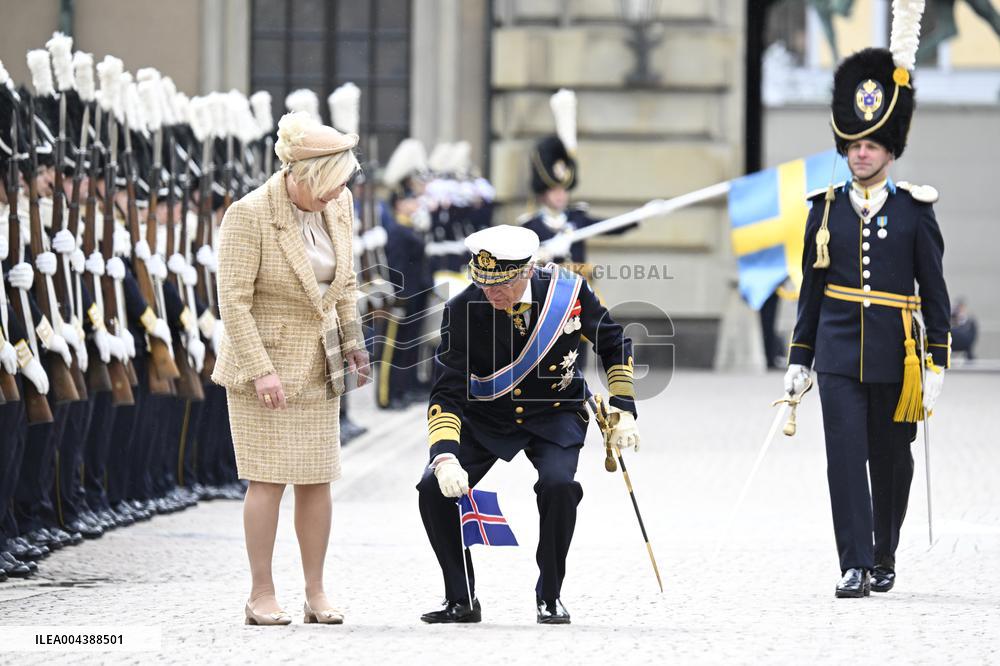 SWEDEN STATE VISIT FROM ICELAND