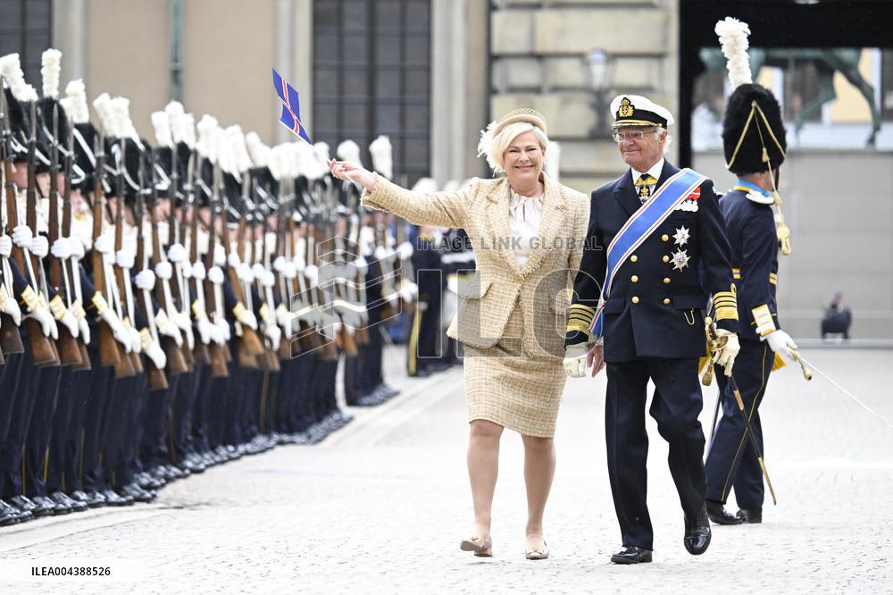 SWEDEN STATE VISIT FROM ICELAND