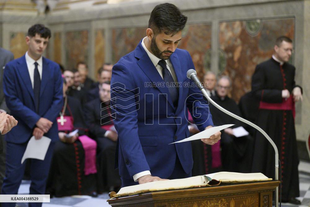 Conclave Staff Take Oath of Secrecy - Vatican