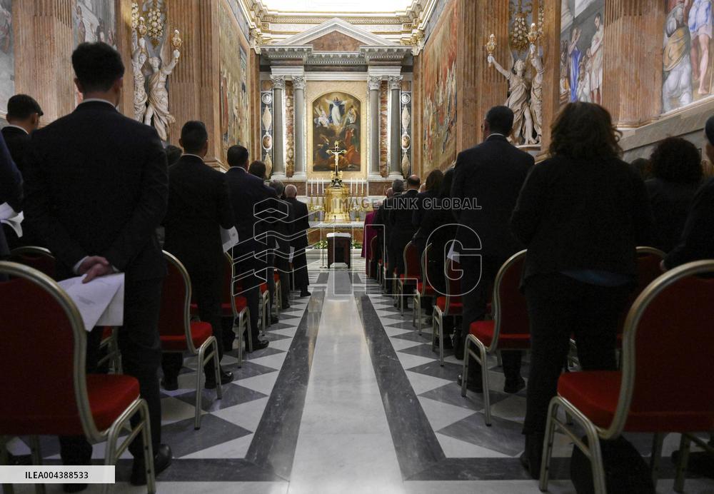 Conclave Staff Take Oath of Secrecy - Vatican