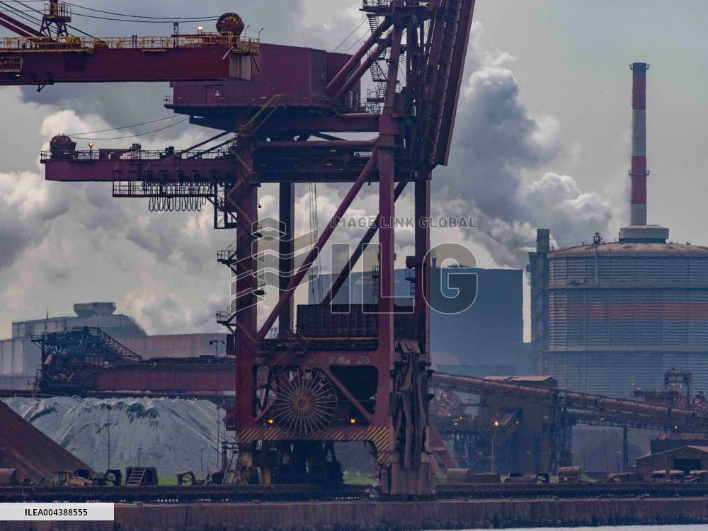 Arcelor Mittal Dunkerque Steel Production Site - France
