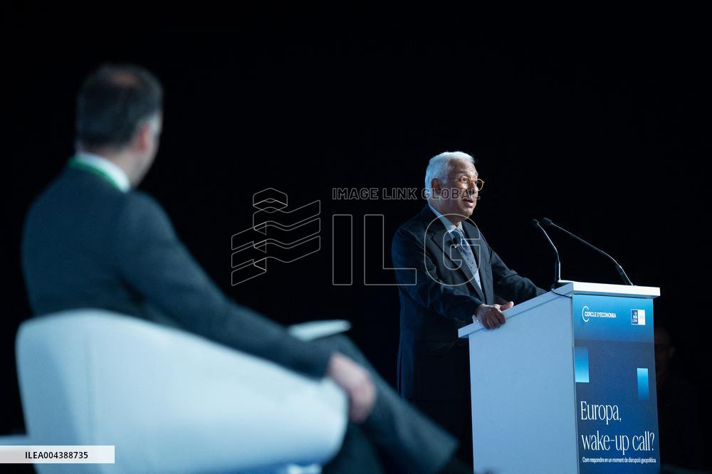 Antonio Costa At 40th Cercle d Economia Meeting - Barcelona