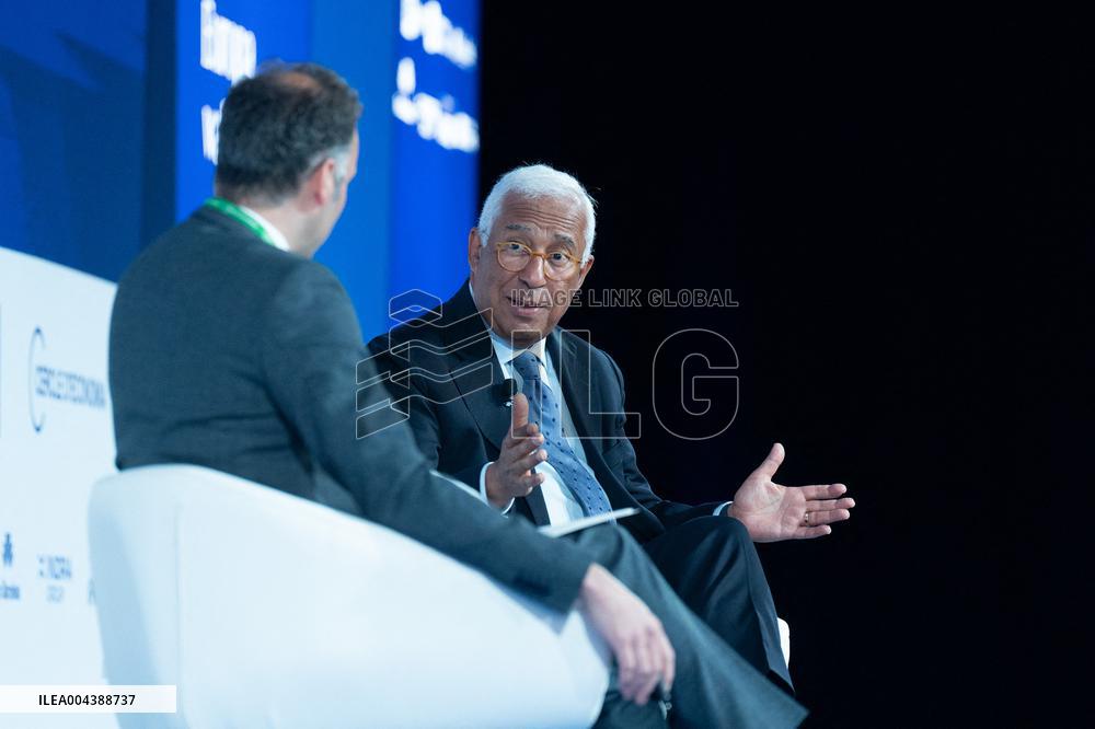 Antonio Costa At 40th Cercle d Economia Meeting - Barcelona