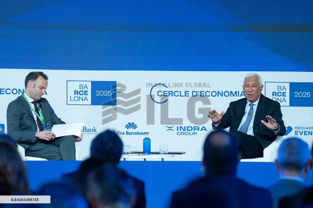 Antonio Costa At 40th Cercle d Economia Meeting - Barcelona