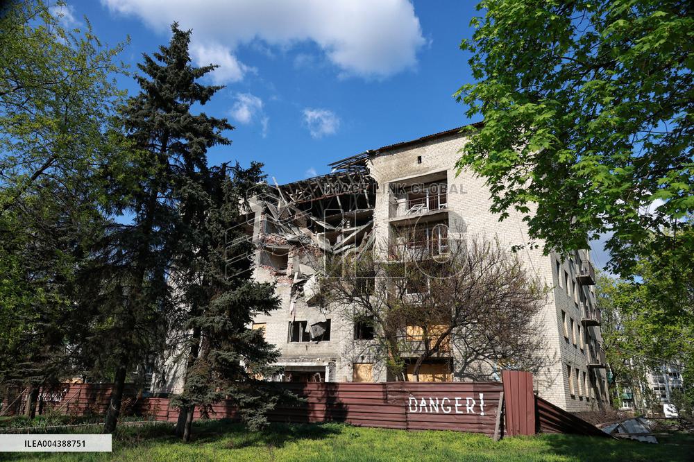 Dobropillia in eastern Ukraine