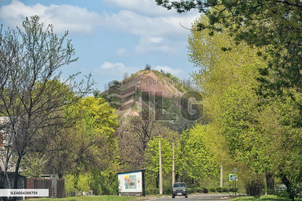 Dobropillia in eastern Ukraine