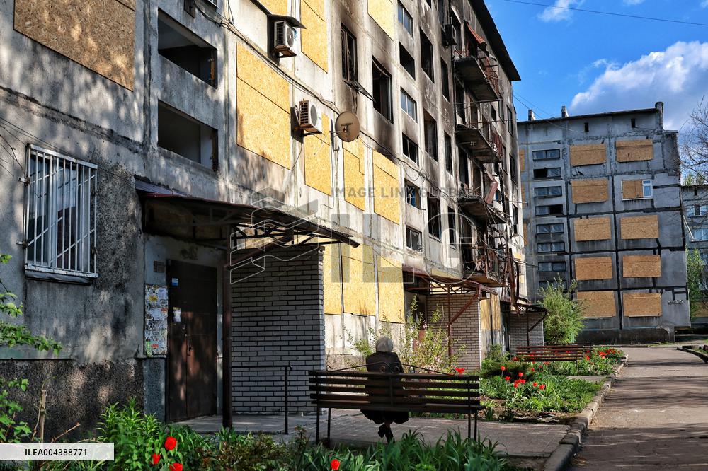 Dobropillia in eastern Ukraine