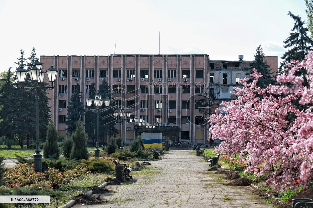 Dobropillia in eastern Ukraine