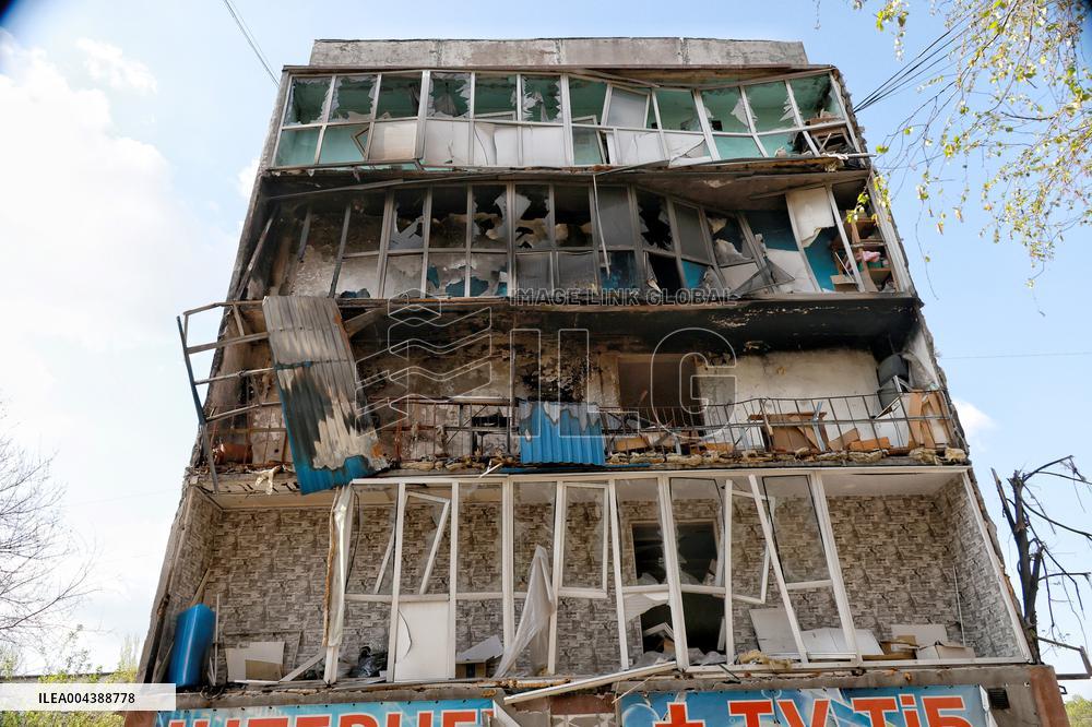 Dobropillia in eastern Ukraine