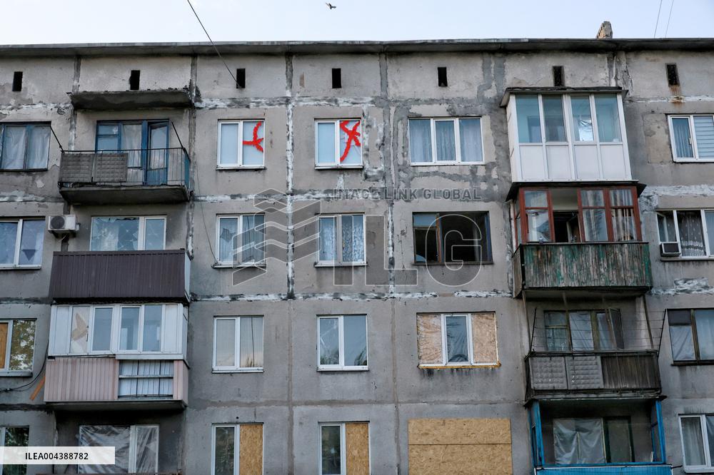 Dobropillia in eastern Ukraine