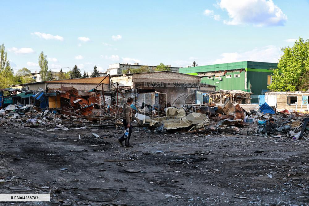 Dobropillia in eastern Ukraine