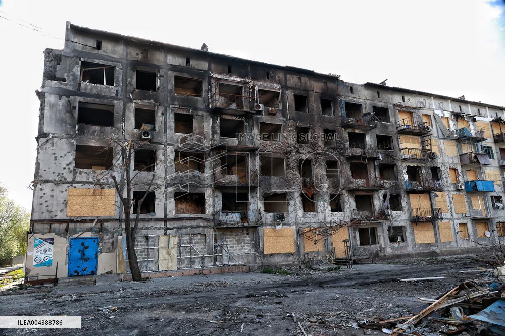 Dobropillia in eastern Ukraine