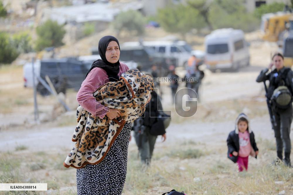 Israel Demolishes Palestinian Homes - West Bank