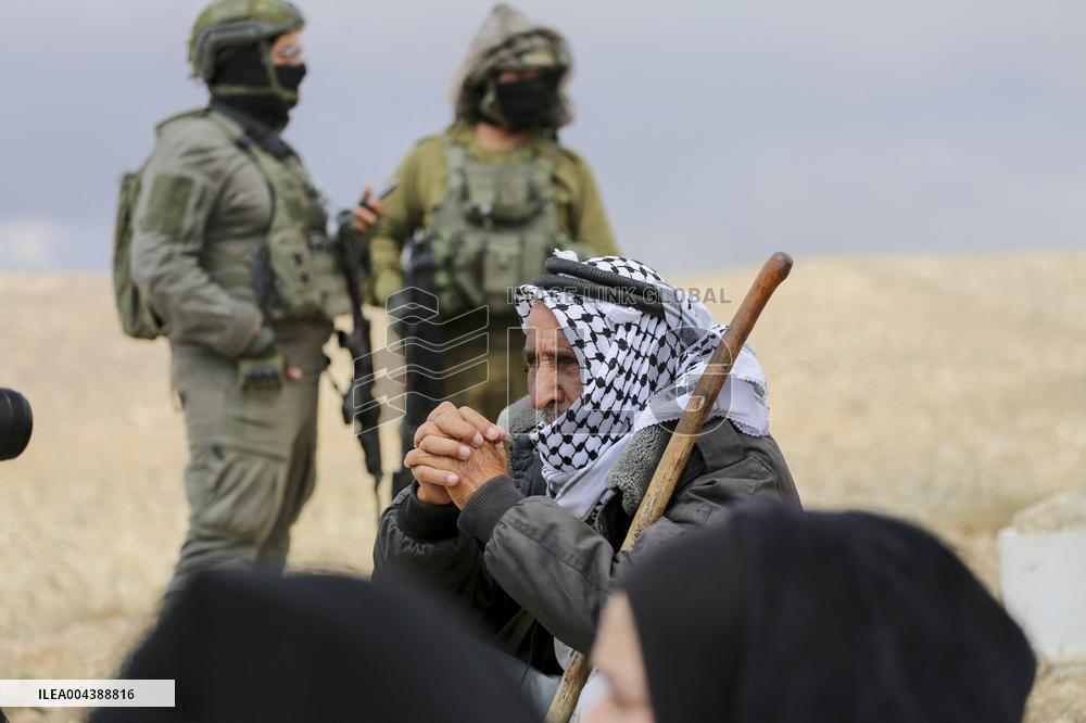 Israel Demolishes Palestinian Homes - West Bank