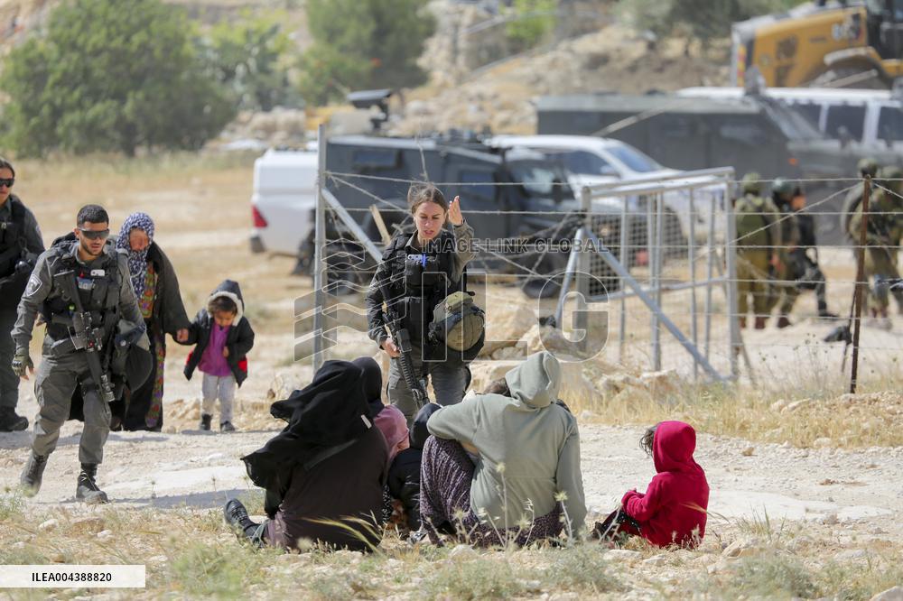 Israel Demolishes Palestinian Homes - West Bank