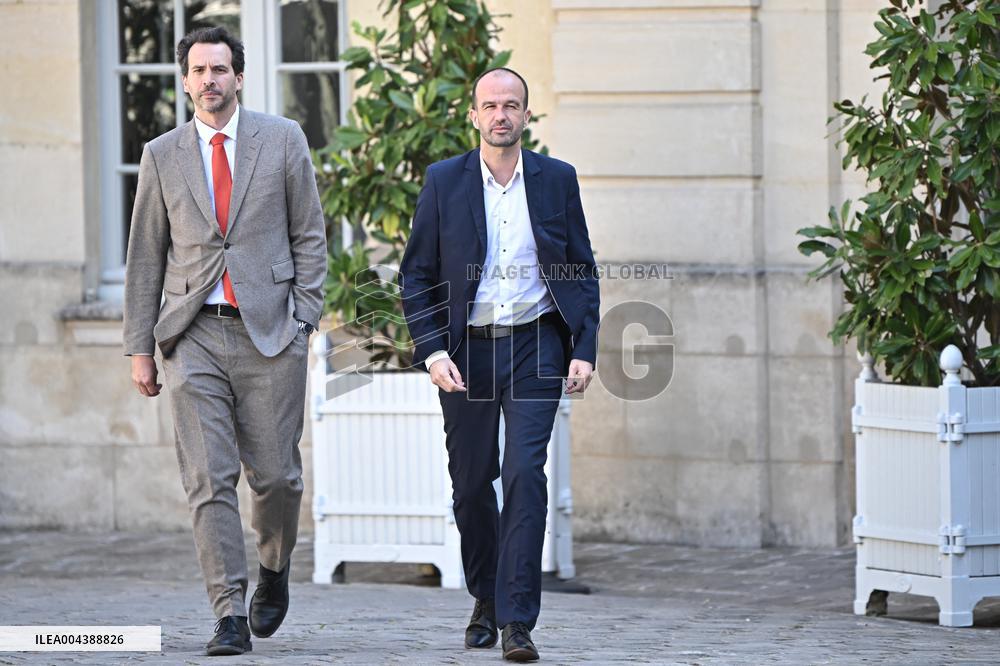 PM Bayrou Meets Manuel Bompard - Paris