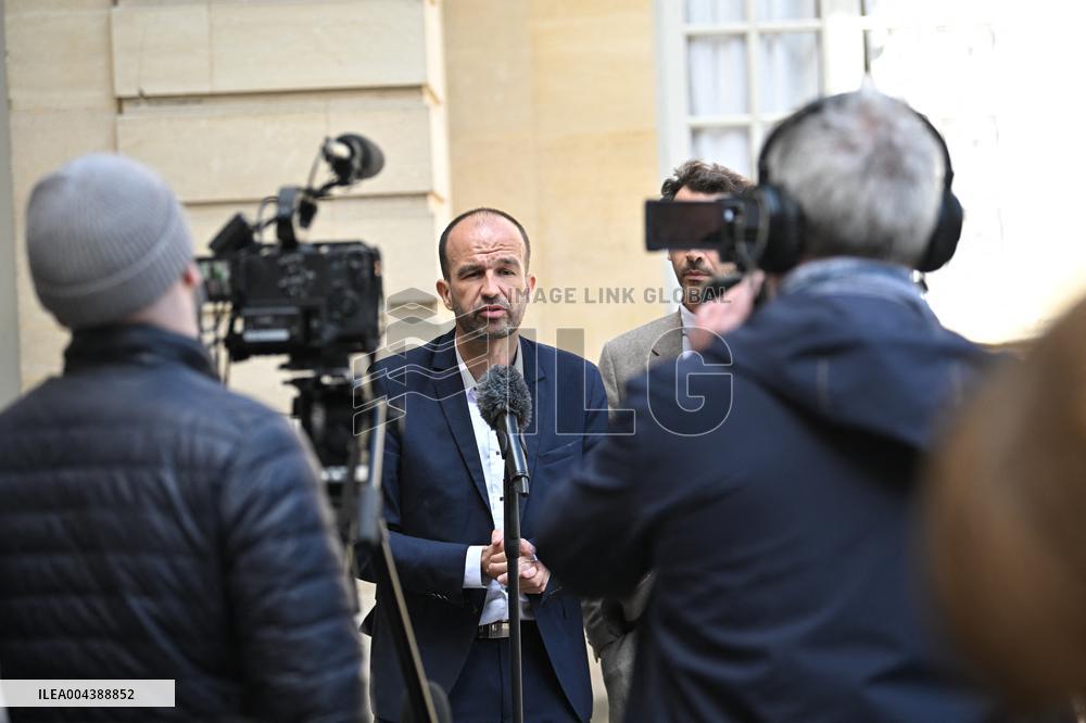 PM Bayrou Meets Manuel Bompard - Paris