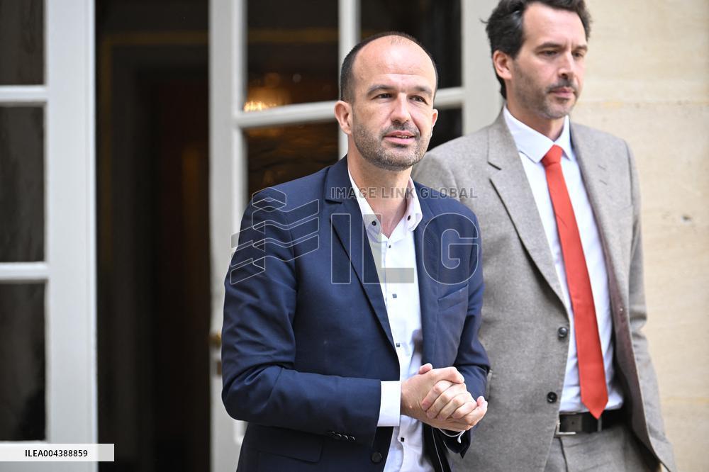 PM Bayrou Meets Manuel Bompard - Paris