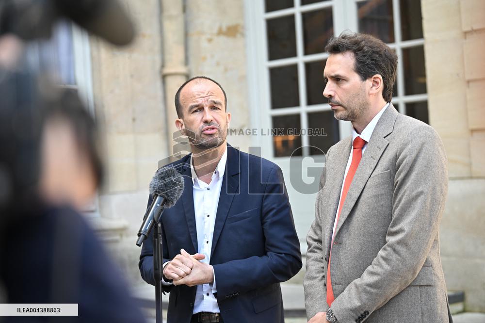 PM Bayrou Meets Manuel Bompard - Paris