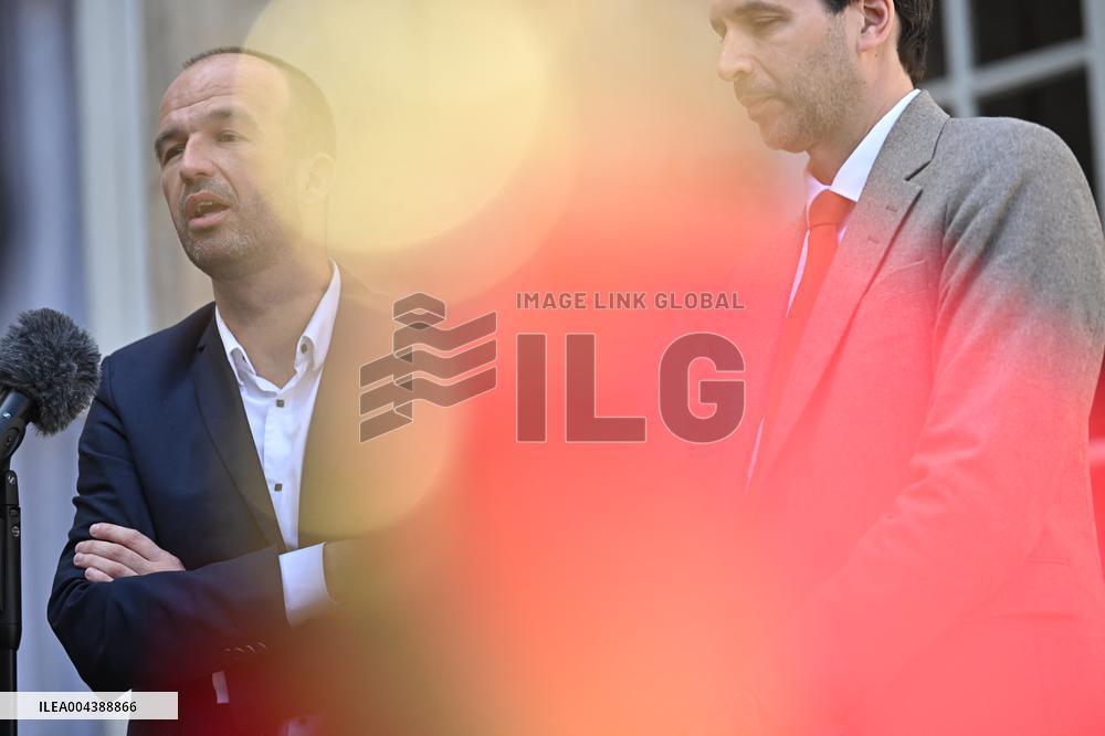 PM Bayrou Meets Manuel Bompard - Paris