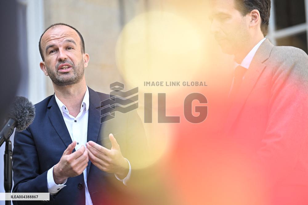 PM Bayrou Meets Manuel Bompard - Paris