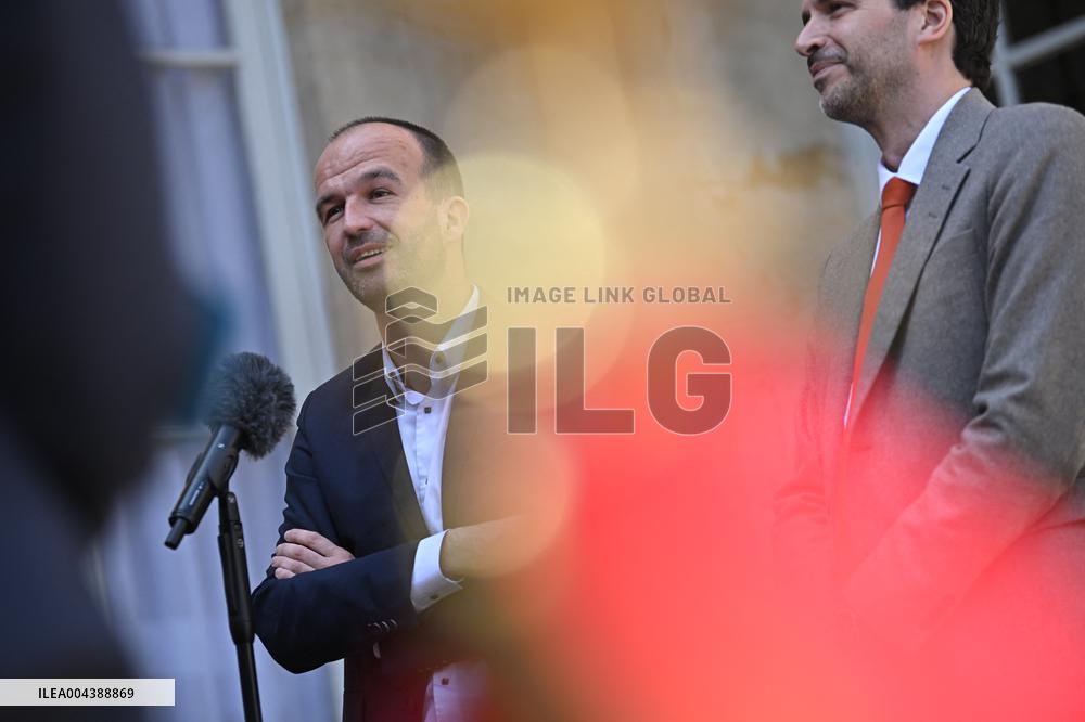 PM Bayrou Meets Manuel Bompard - Paris