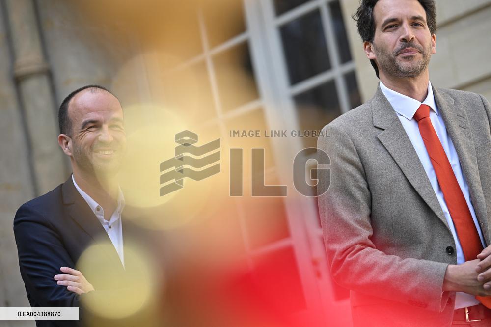 PM Bayrou Meets Manuel Bompard - Paris