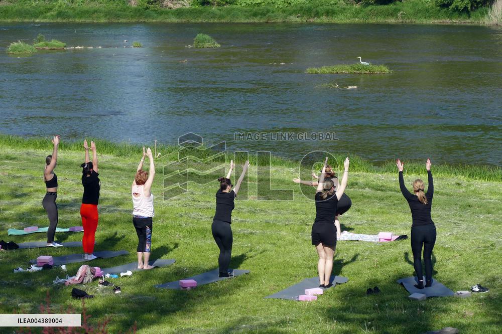 Pilates session in Uzhhorod