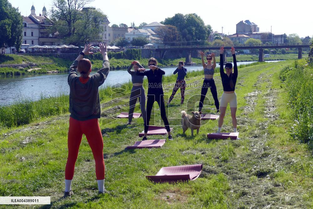 Pilates session in Uzhhorod