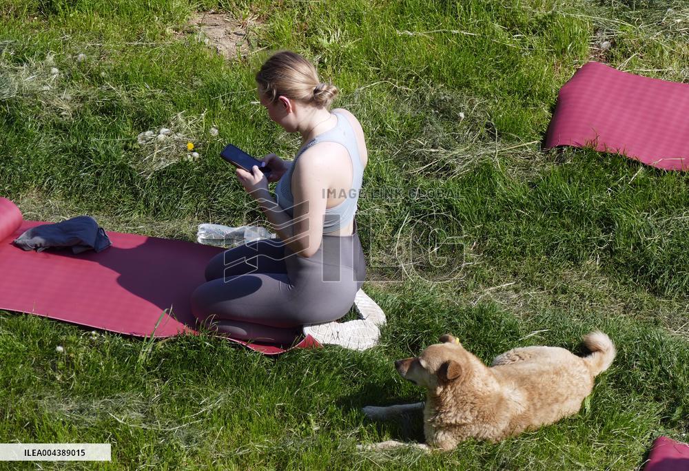 Pilates session in Uzhhorod