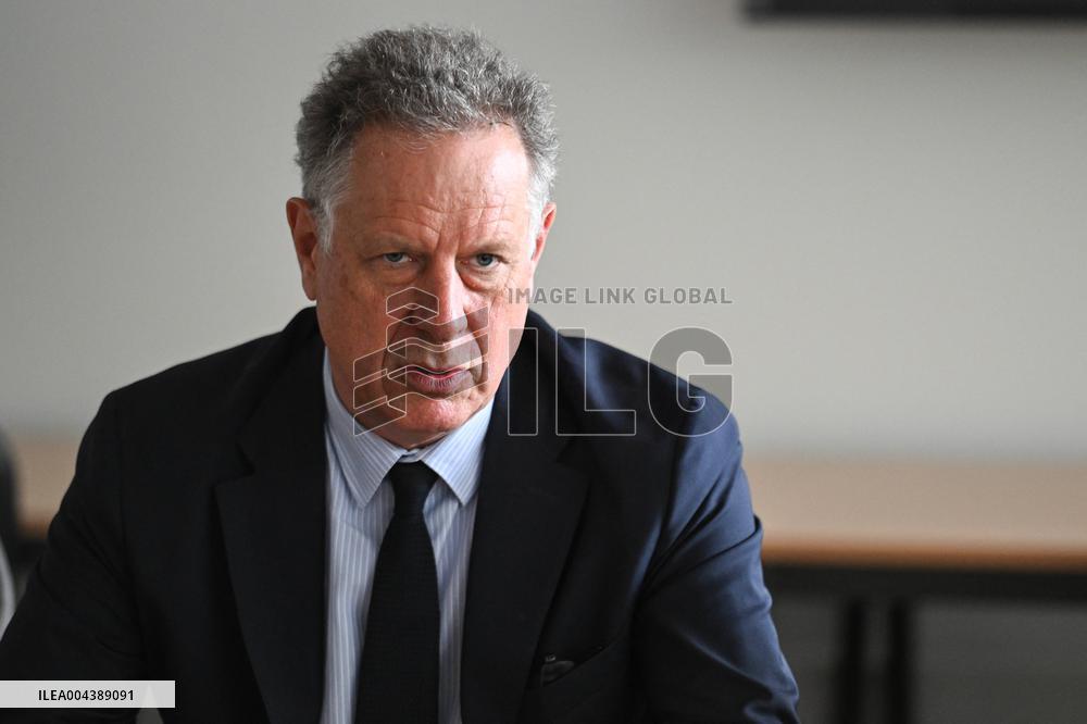 Marcangeli And Ravel Visit Internal Medicine Department At Saint-Antoine Hospital - Paris