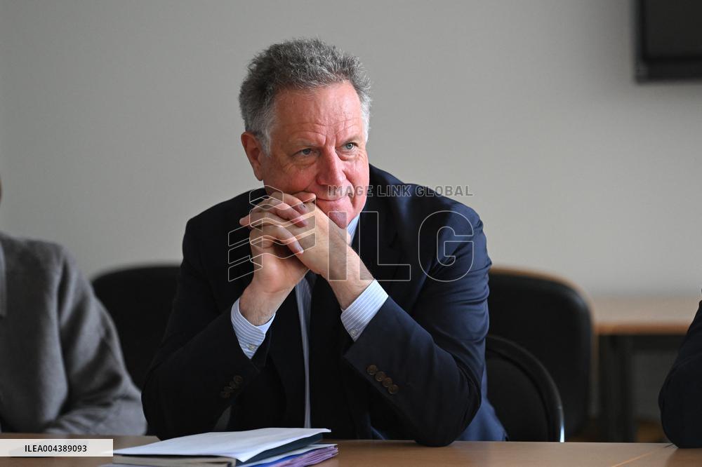 Marcangeli And Ravel Visit Internal Medicine Department At Saint-Antoine Hospital - Paris