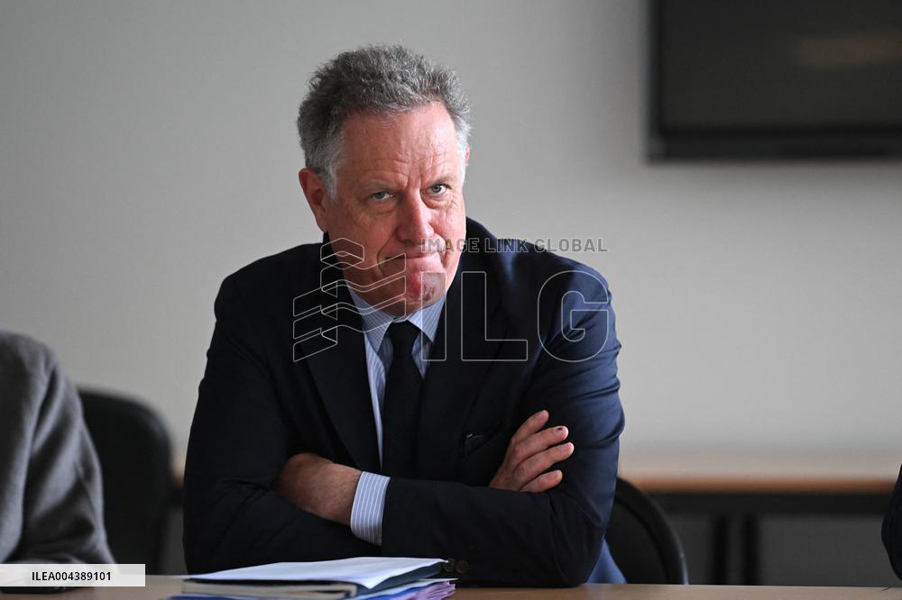 Marcangeli And Ravel Visit Internal Medicine Department At Saint-Antoine Hospital - Paris