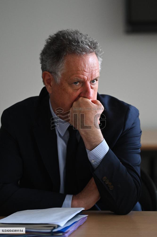 Marcangeli And Ravel Visit Internal Medicine Department At Saint-Antoine Hospital - Paris