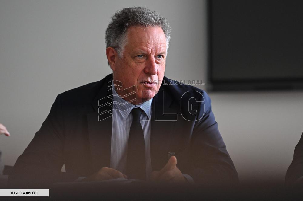 Marcangeli And Ravel Visit Internal Medicine Department At Saint-Antoine Hospital - Paris